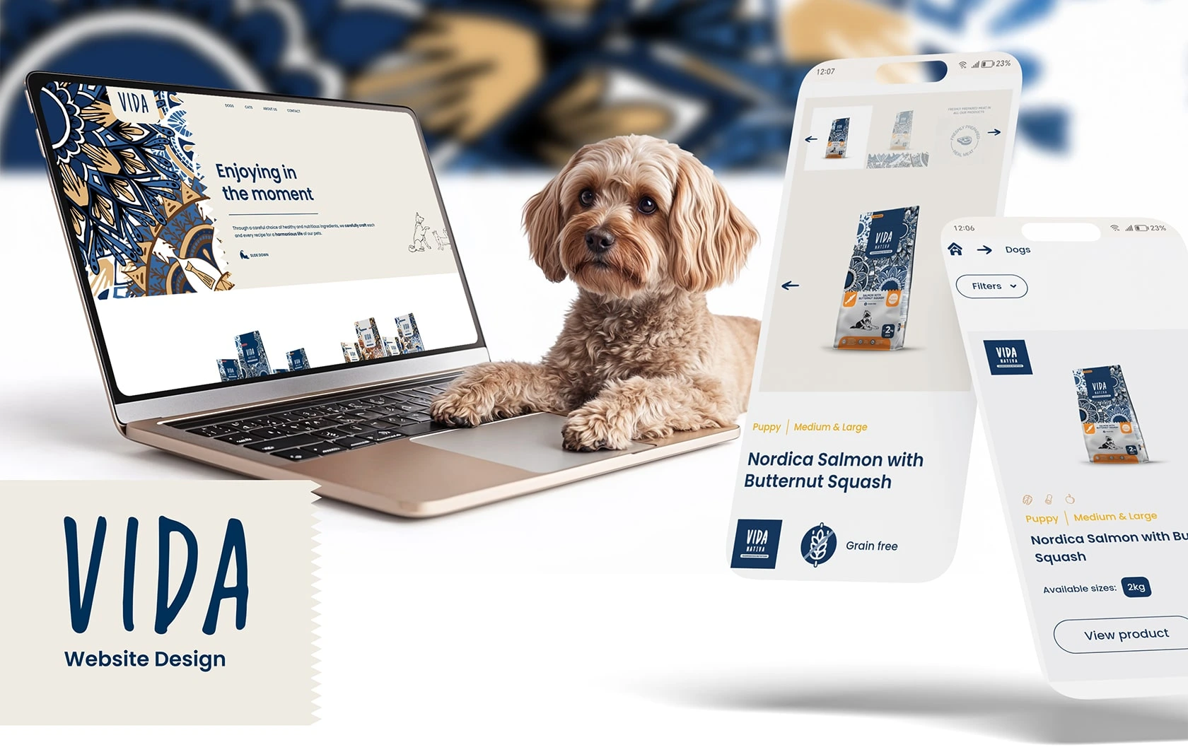 Vida Pet Care - Mockup - Dizajn